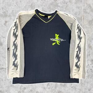 Y2K Tribal Sleeve Hit Extreme Wear Long Sleeve Shirt